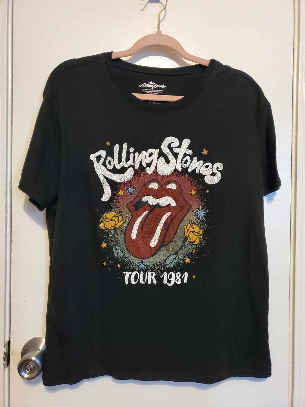 the Rolling Stones Black Tour 1981 Graphic Tee